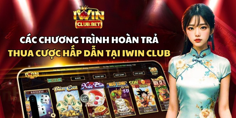 Chi tiết các chương trình hoàn trả cược thua cùng iWin Club