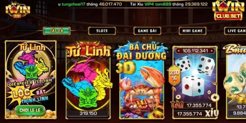 Thưởng lớn cho thành viên khi tham gia chơi game